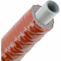 BONFIX Alu-pers - meerlagenbuis 25mm x 2,5mm met 6mm isolatie rood - rol 50m