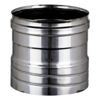 Flexibel rookkanaal Ø100 - verbindingsstuk vrouwelijk