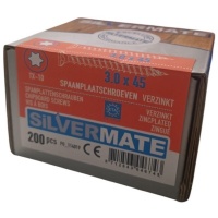 Silvermate chipboard screws 3.0 x 45 full thread