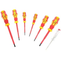 7-delige VDE schroevendraaierset 1000v - Inclusief voltage tester