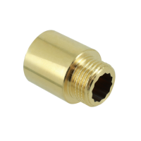 BONFIX Messing kraanverlengstuk draadfitting 3/8inch x 25mm RRp