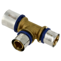 BONFIX Alu-pers messing persfitting T-stuk verloop 40mm x 32mm x 32mm FFF