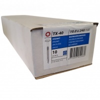 Tellerkopschroeven 10.0 x 240 deeldraad - 10 stuks