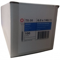 Chipboard screws 6.0 x 140 partial thread - 100 pcs