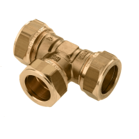 BONFIX messing knelfitting T-stuk 12mm FFF