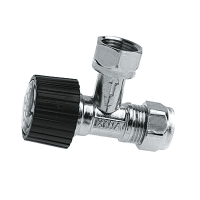 BONFIX 70413 Hoekstopkraan 12mm x 3/8inch vernikkeld