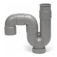 Martens ABS 40mm S en P sifon universeel grijs