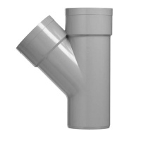 Martens 50mm PVC T-stuk 45 graden