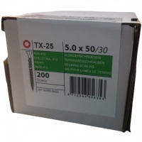 Vlonderschroeven RVS 410 5.0 x 50 - 200 stuks