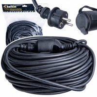 Verlengkabel 50 meter IP44 – Robuust, veilig en weerbestendig - Voor Bouwplaatsen en Buitengebruik