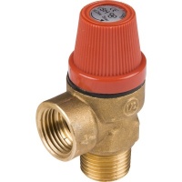 Dynamic Way overstortventiel 1/2inch buitendraad x 1/2inch binnendraad