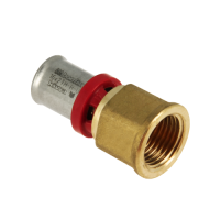 BONFIX Alu-pers messing persfitting schroefbus 16mm x 3/4inch