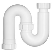 Martens PP 1 1/2inch x 40mm S-sifon klemaansluiting wit