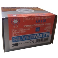 Silvermate chipboard screws 4.0 x 35 full thread
