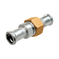 BONFIX stainless steel press 3-piece coupling 54mm x 54mm