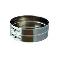 SKS 130 - dubbelwandig rookkanaal klemband 90 Ø190mm