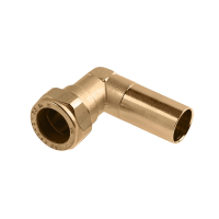 BONFIX messing knelfitting insteek knie / bocht 22mm MF