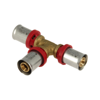 BONFIX Alu-pers messing persfitting T-stuk 16mm