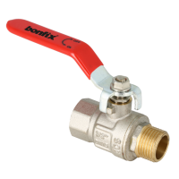 BONFIX messing draadfitting kogelkraan 25bar - DN25 (1 nch) RRp