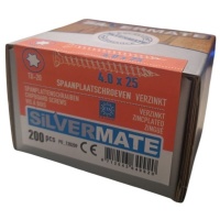 Silvermate chipboard screws 4.0 x 25 full thread