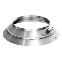 SKS 80 – dubbelwandig rookkanaal stormkraag extra groot
