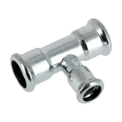 BONFIX press fitting galvanized steel Tee reduced 35mm x 15mm x 35mm FFF