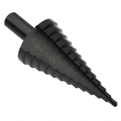 Foto van GEKO Trappenboor 4–39 mm | HSS Staal met TiAlN Coating | Voor Metaal & Kunststof