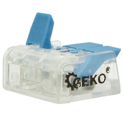 Foto van GEKO Lasklemmen 3-voudig 0.2–4 mm² – Snelle en Veilige Elektrische Verbindingen (10 stuks)