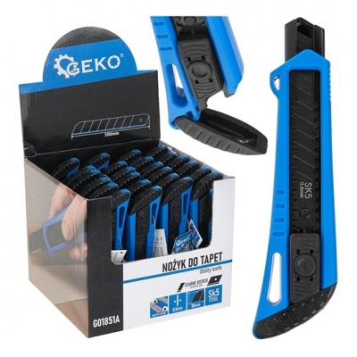 Foto van Veiligheids Afbreekmes 18 mm – SK5 Staal – Ergonomische Greep