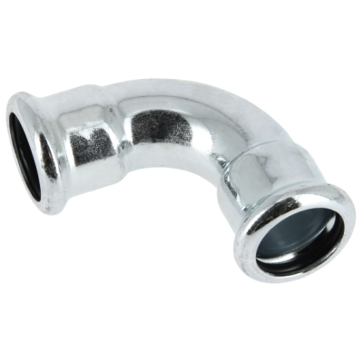 Photo of BONFIX press fitting galvanized steel elbow 90 degrees 12mm FF
