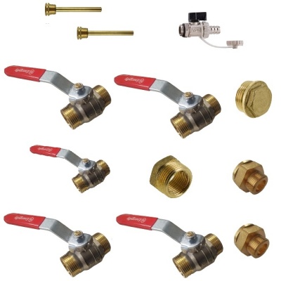 Installatiekit hygiëneboiler 400L voor zonneboilersysteem (compleet maken)