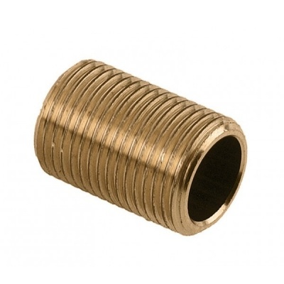 BONFIX messing draadfitting gladde nippel 3/8inch RR