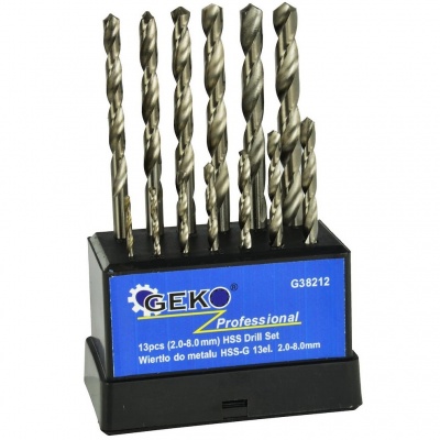 Foto van 13-delige HSS Metaalborenset 2.0 tot 8.0 mm
