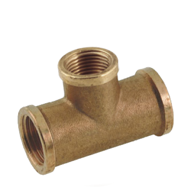 BONFIX messing draadfitting T-stuk binnendraad 1inch x 3/4inch x 1inch RpRpRp