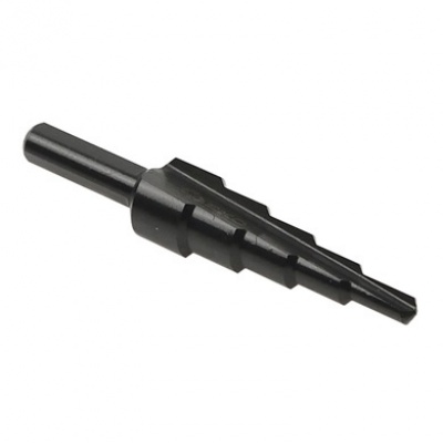 Foto van GEKO Trappenboor 4–12 mm | HSS Staal met TiAlN Coating | Voor Metaal & Kunststof