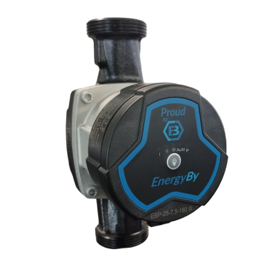 EnergyBy verwarmingscirculatiepomp Dn25 met 180mm inbouwlengte Foto van EnergyBy verwarmingscirculatiepomp Dn25 met 180mm inbouwlengte