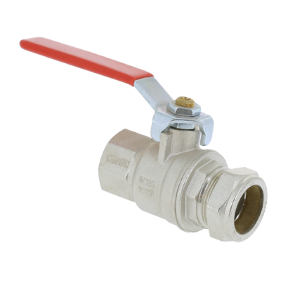 BONFIX brass ball valve compression 3/4inch x 22mm FRp Photo of BONFIX brass ball valve compression 3/4inch x 22mm FRp