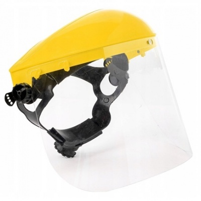 Foto van Hoofdbescherming met PVC Face Shield Vizier
