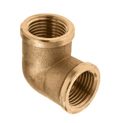 BONFIX messing draadfitting bocht 90 graden 1/8inch RpRp