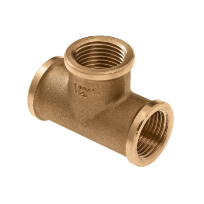 BONFIX messing draadfitting T-stuk binnendraad 1/4inch RpRpRp