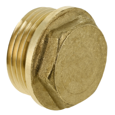 BONFIX messing draadfitting plug met zeskant 2 1/2inch R