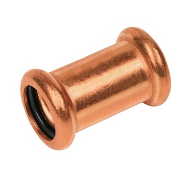 BONFIX press fitting red copper slip coupling 16mm x 16mm FF