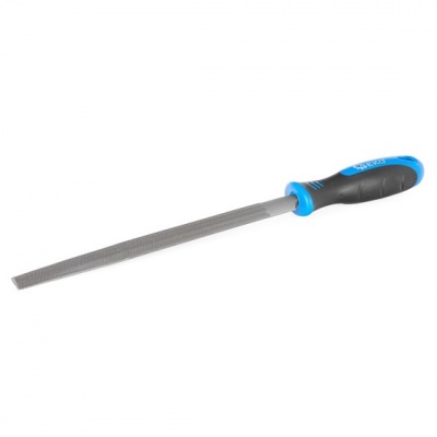 Photo of GEKO Half-round Metal File 200 mm – Carbon Steel – Ergonomic Handle