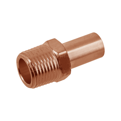 BONFIX press fitting red copper push-in coupling male thread 35mm x 1 1/4inch MR BONFIX press fitting red copper push-in coupling male thread 35mm x 1 1/4inch MR