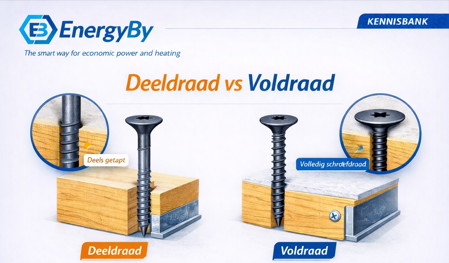 Deeldraad vs Voldraad