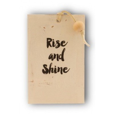 Houten kaart: Rise and shine Houten kaart: Rise and shine