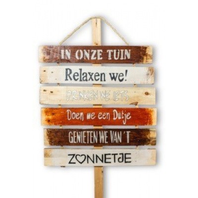 Wandbord tuin Wandbord tuin