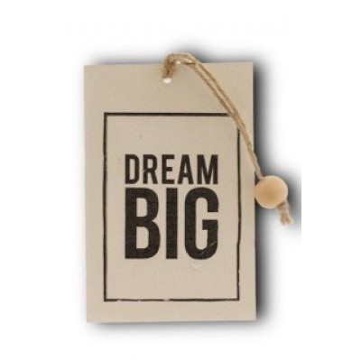 Houten kaart: Dream big Houten kaart: Dream big