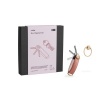 Foto van Orbitkey Leather Sleutelhanger + Ring V2 Giftset Cotton Candy