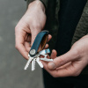 Foto van Orbitkey Crazy Horse Sleutelhanger/Sleutelorganiser Marine Blue